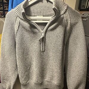 Gray Half-Zip wowen's Sweater
